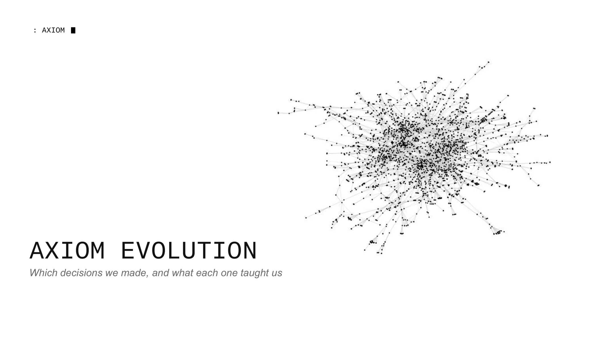 AXIOM EVOLUTION